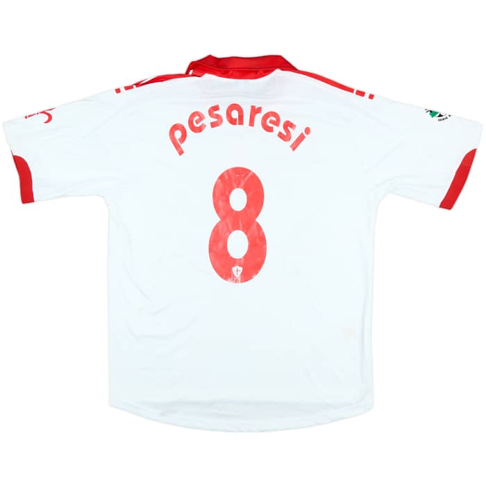 2007-08 Triestina Match Issue Away Shirt Pesaresi #8