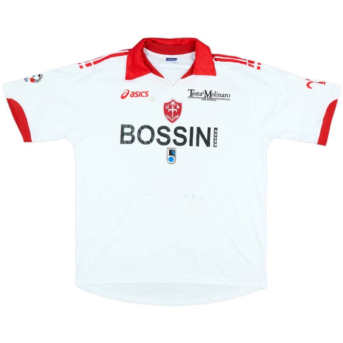 2007-08 Triestina Match Issue Away Shirt Pesaresi #8