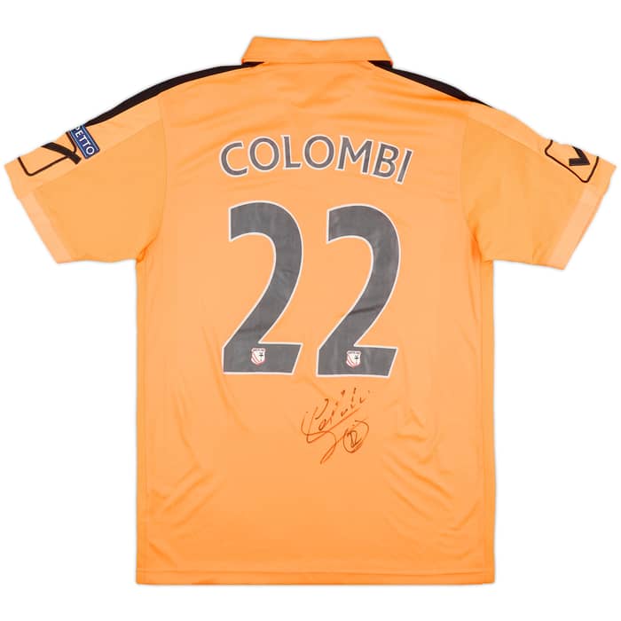 2017-18 Carpi Match Issue Signed GK Shirt Colombi #22