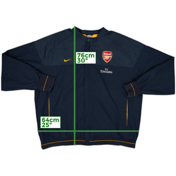 2008-09 Arsenal Nike Track Jacket - 8/10 - (XXL)