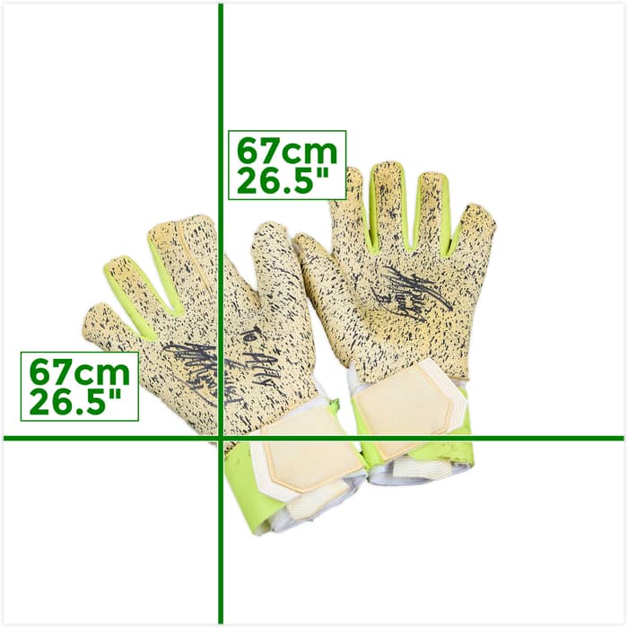 2020-21 Manchester City Match Worn Signed Uhlsport Pure Alliance GK Gloves (Ederson)