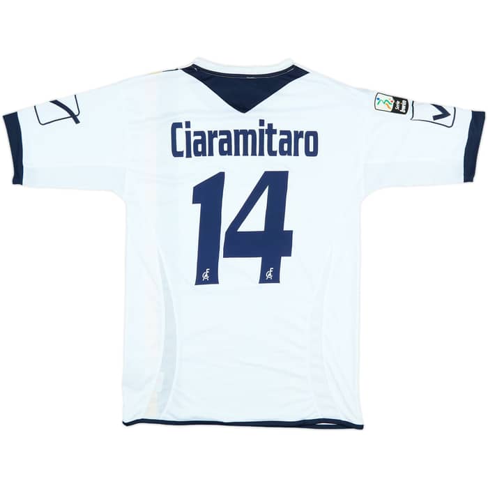 2011-12 Modena Match Issue Away Shirt Ciaramitaro #14