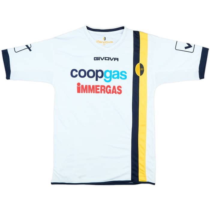2011-12 Modena Match Issue Away Shirt Ciaramitaro #14