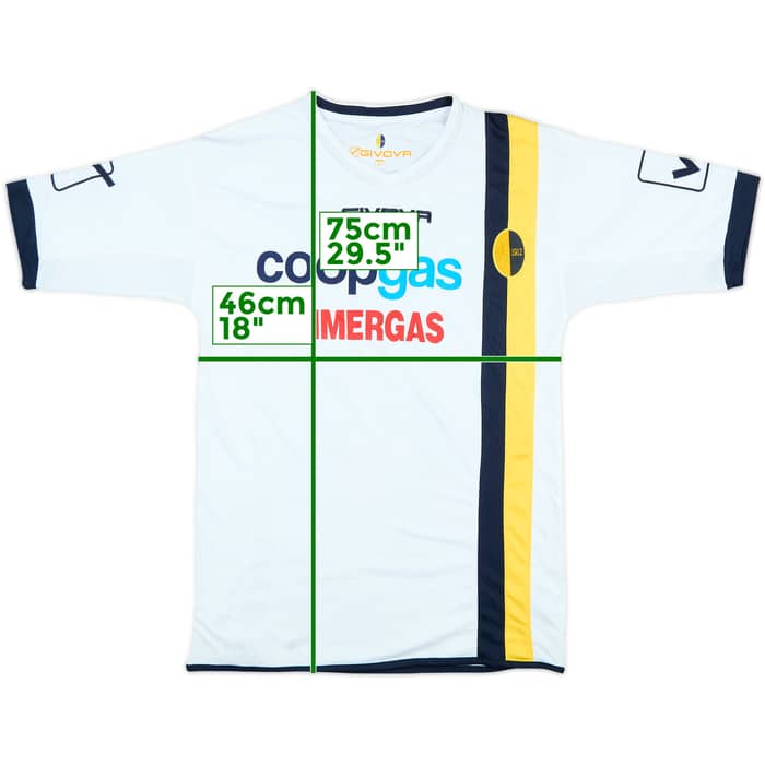 2011-12 Modena Match Issue Away Shirt Ciaramitaro #14