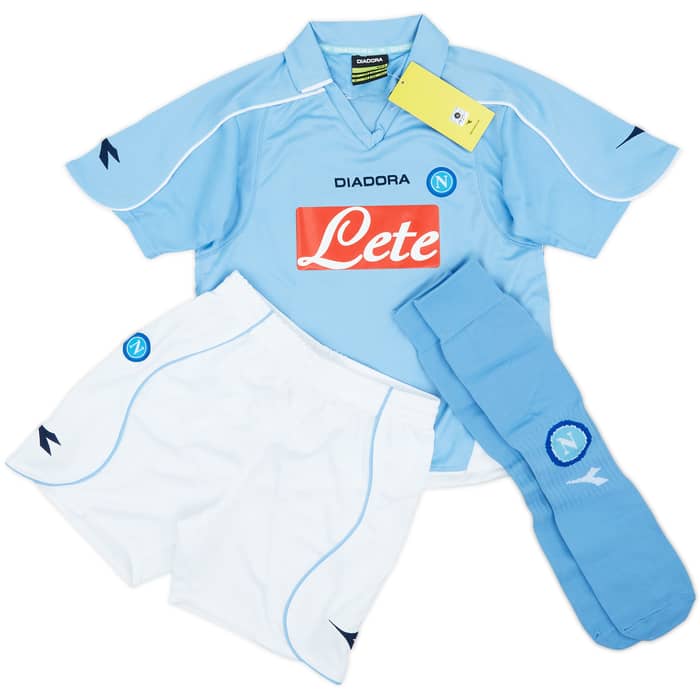 2008-09 Napoli Home Full Kit (5-6 Years)