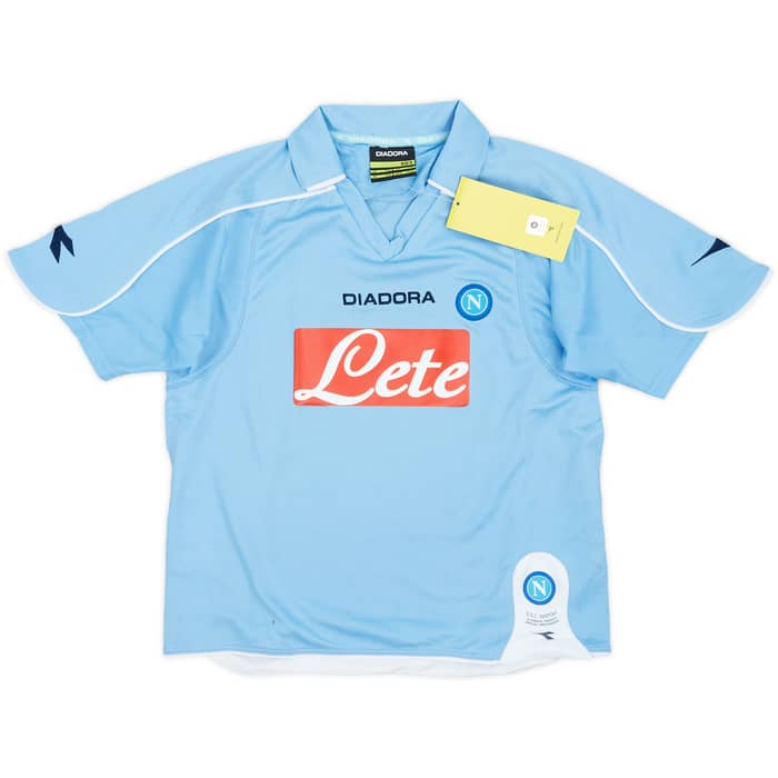 2008-09 Napoli Home Full Kit (5-6 Years)