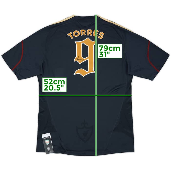 2009-10 Liverpool Limited Edition Away Shirt 0141/9999 Torres #9 (L)