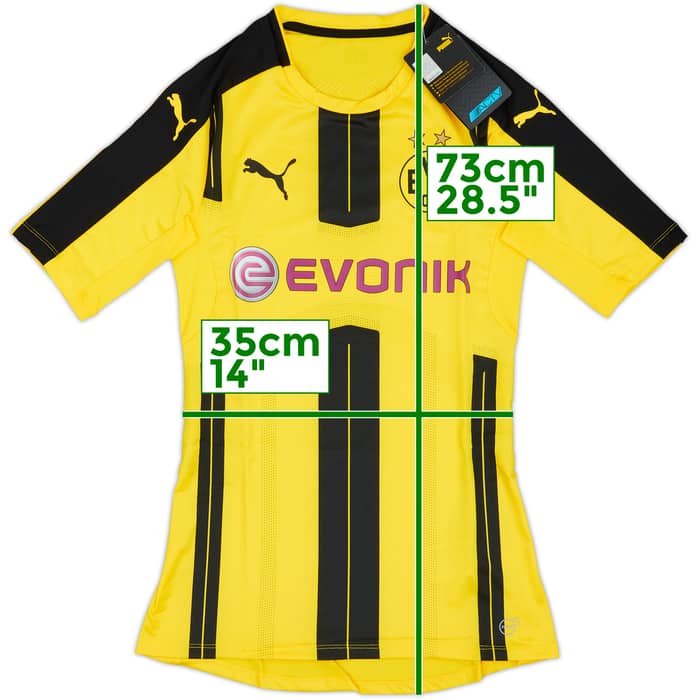 2016-17 Borussia Dortmund Authentic Home Shirt (ACTV Fit) (S)
