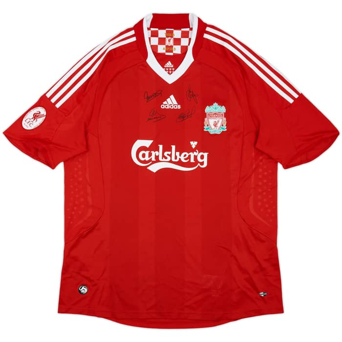 2008-09 Liverpool Limited Edition 'Signed' Home Shirt 4085 - 9/10 - (XL)