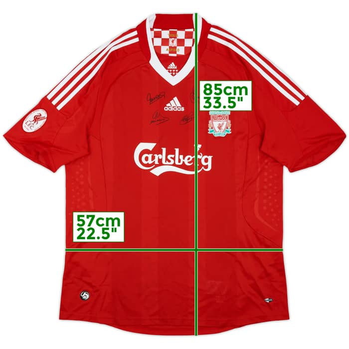 2008-09 Liverpool Limited Edition 'Signed' Home Shirt 4085 - 9/10 - (XL)