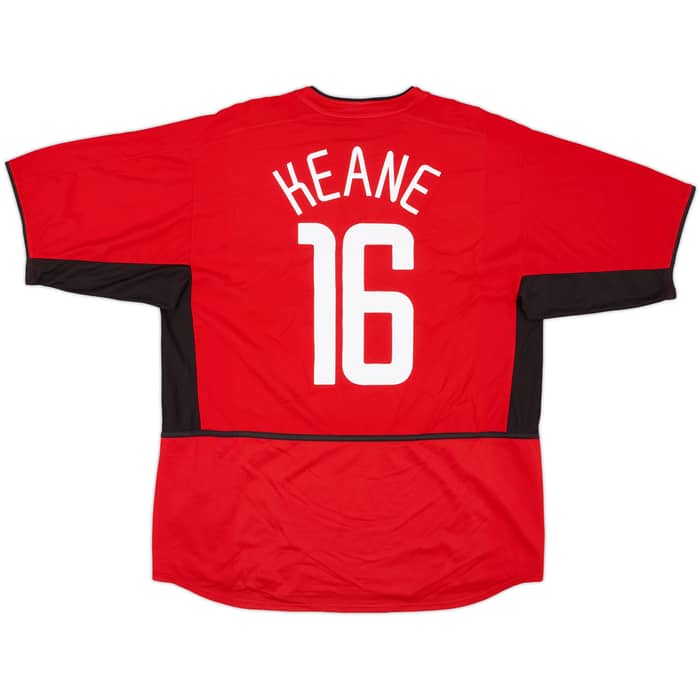 2002-04 Manchester United Home Shirt Keane #16 - 5/10 - (XL)