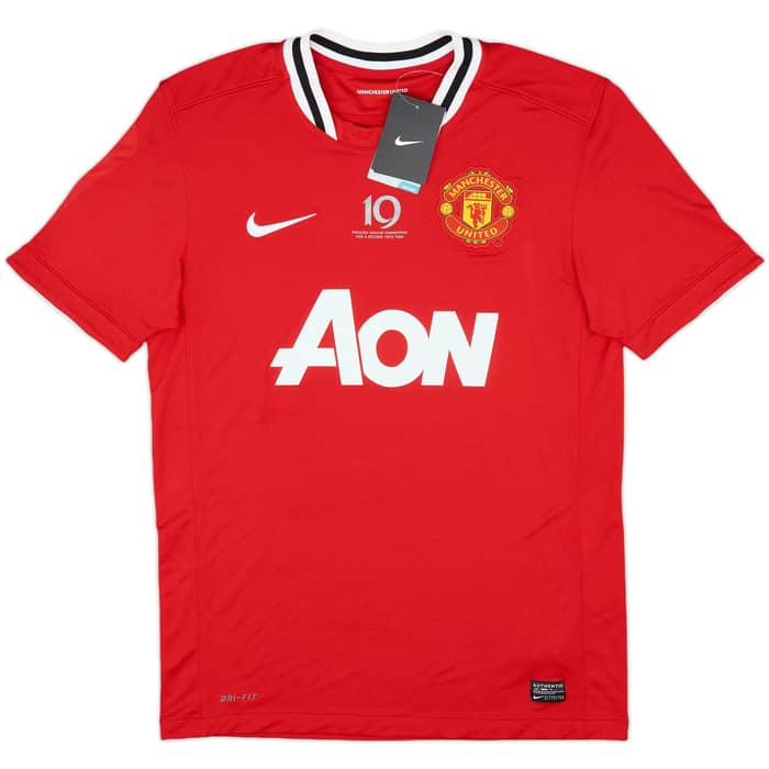 2011-12 Manchester United 'Champ19ns' Limited Edition Home Shirt 0223/2011 (M)