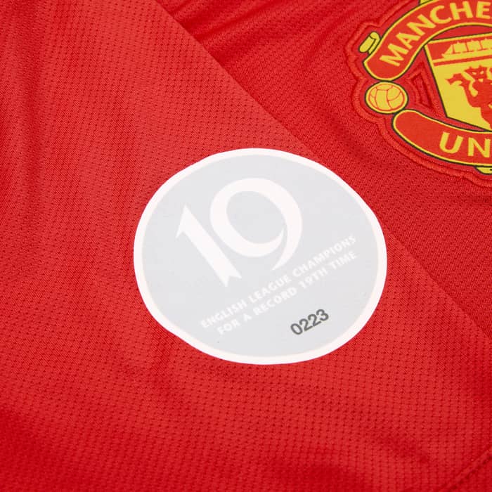 2011-12 Manchester United 'Champ19ns' Limited Edition Home Shirt 0223/2011 (M)
