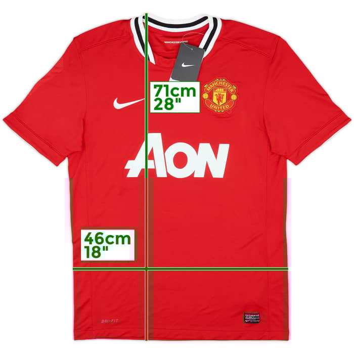 2011-12 Manchester United 'Champ19ns' Limited Edition Home Shirt 0223/2011 (M)