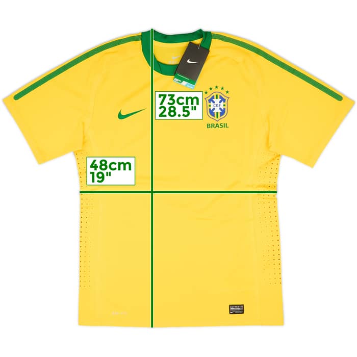 2010-11 Brazil Limited Edition Player Issue Home Shirt 0274 (L)