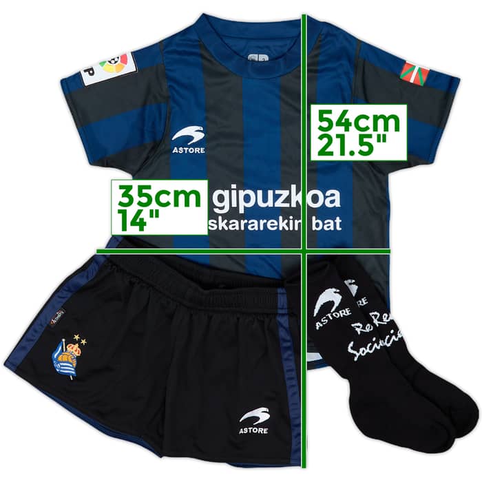 2010-11 Real Sociedad Away Full Kit - 10/10 - (18-24 Months)