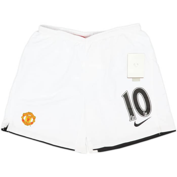 2007-09 Manchester United Home Shorts (L.Boys)
