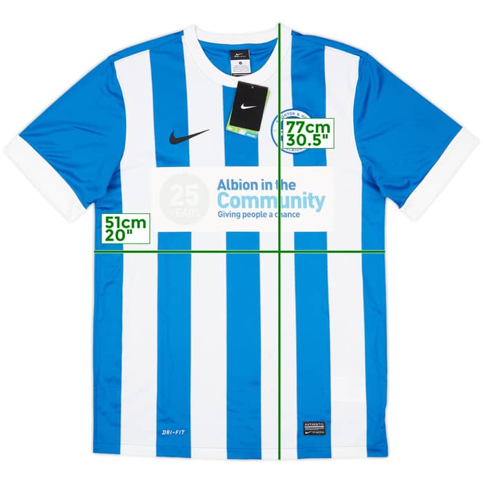 2015-16 Brighton 'Albion in the Community - 25 Years' Special Edition Home Shirt (M)