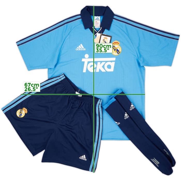 1999-00 Real Madrid Special Edition Third Full Kit (XL.Boys)