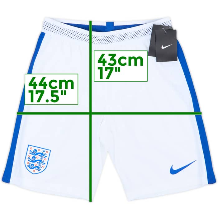 2016-17 England Authentic Home Shorts (S)