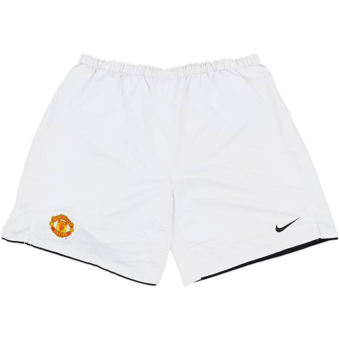2007-09 Manchester United Home Shorts - 6/10 - (XL)