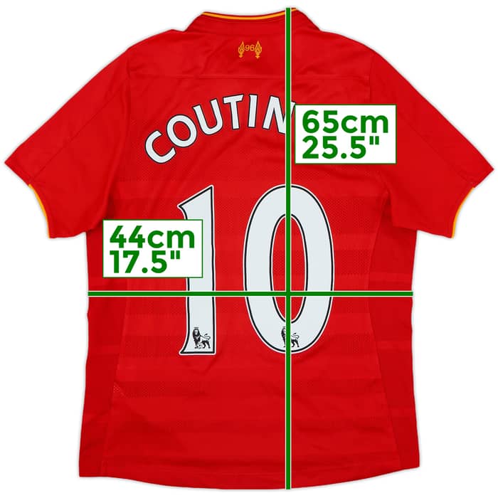 2014-15 Liverpool Home Shirt Coutinho #10 - 10/10 - (L.Boys)