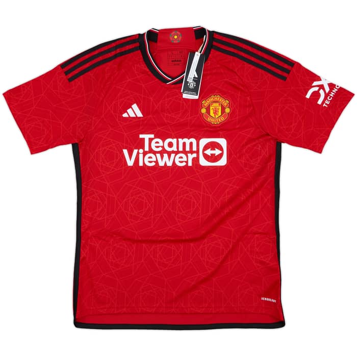 2023-24 Manchester United Home Shirt Garnacho #17 (L)
