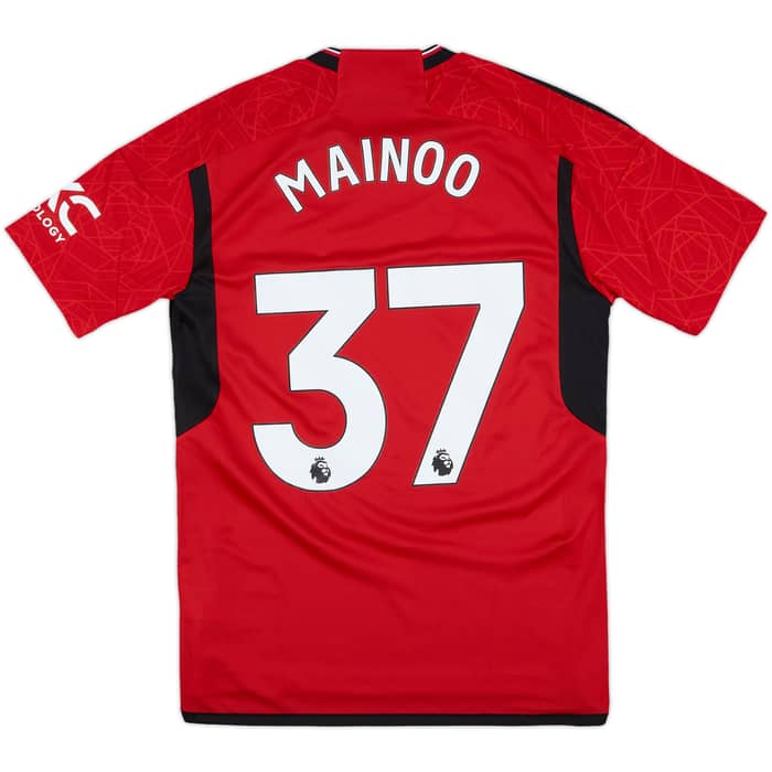 2023-24 Manchester United Home Shirt Mainoo #37 (M)
