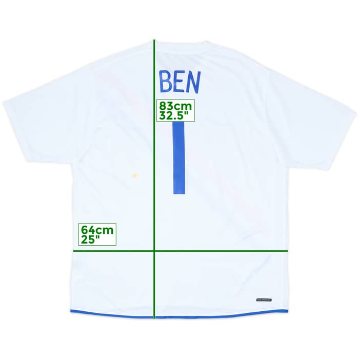 2006-08 Netherlands Away Shirt Ben #1 - 7/10 - (XXL)