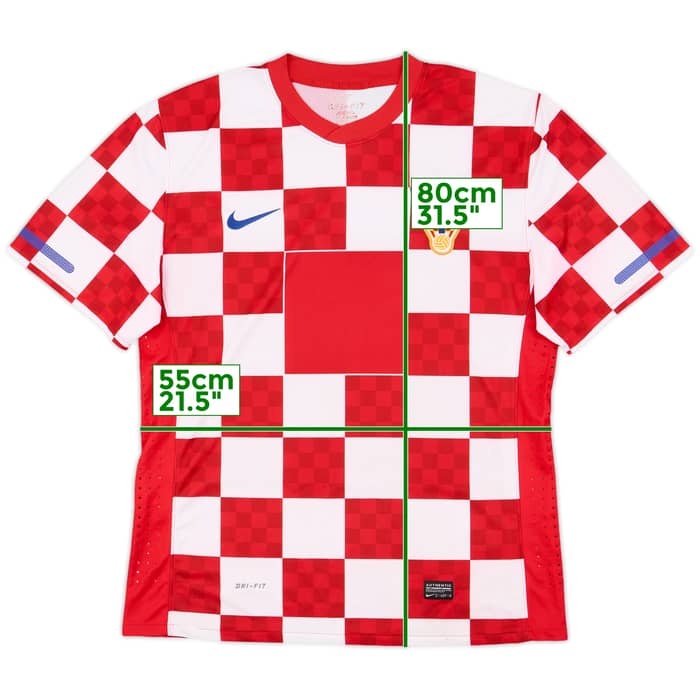2010-12 Croatia Player Issue Home Shirt - 8/10 - (XL)