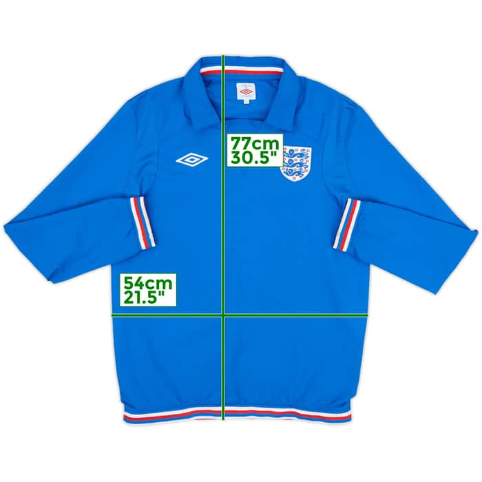 2010-11 England Umbro Drill Top - 10/10 - (M)