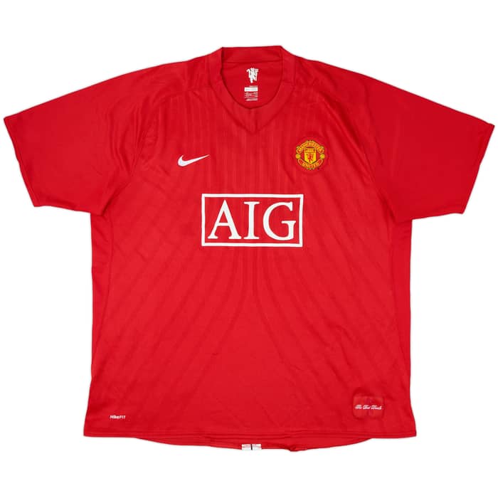 2007-09 Manchester United Home Shirt Ronaldo #7 - 8/10 - (3XL)