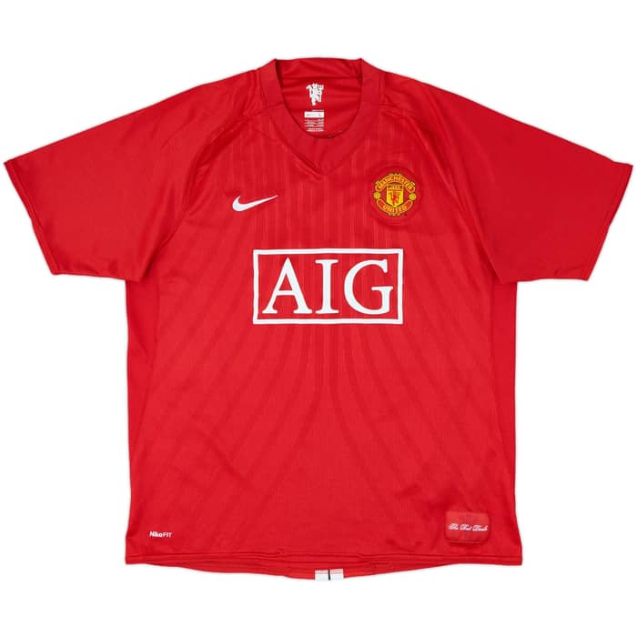 2007-09 Manchester United Home Shirt Rooney #10 - 8/10 - (L)