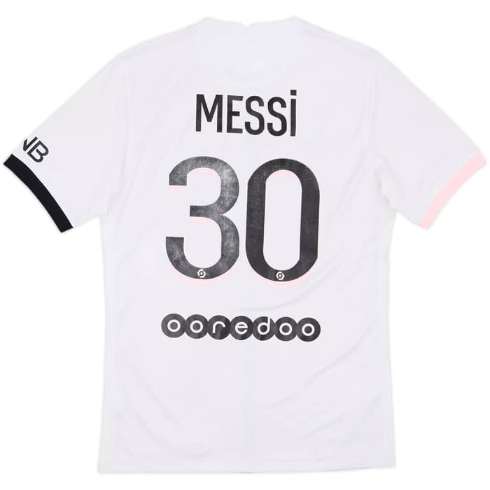 2021-22 Paris Saint-Germain Away Shirt Messi #30 - 4/10 - (S)