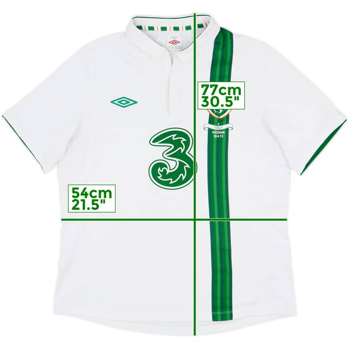 2012-13 Ireland 'v Italy' Away Shirt - 9/10 - (XL)