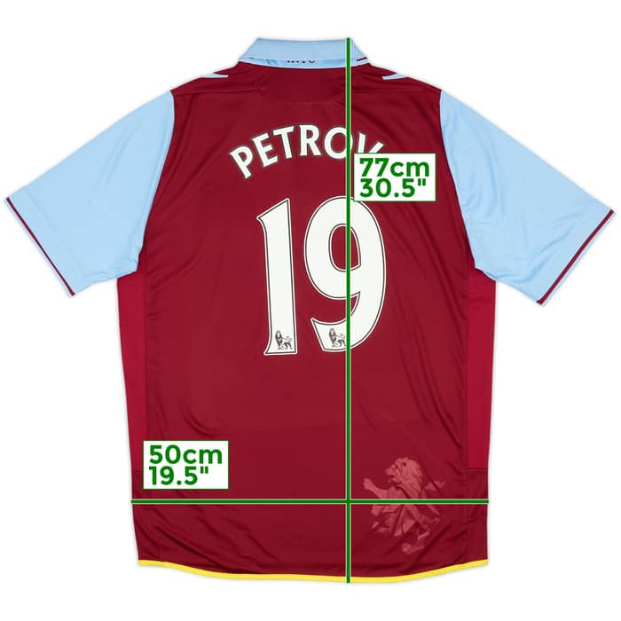 2012-13 Aston Villa Home Shirt Petrov #19 (M)