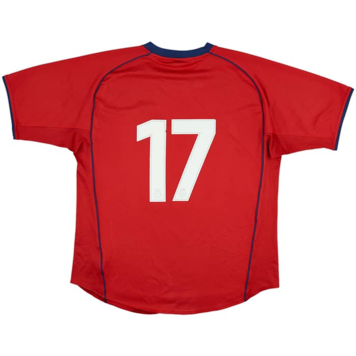 2003-04 York City Match Issue Home Shirt #17