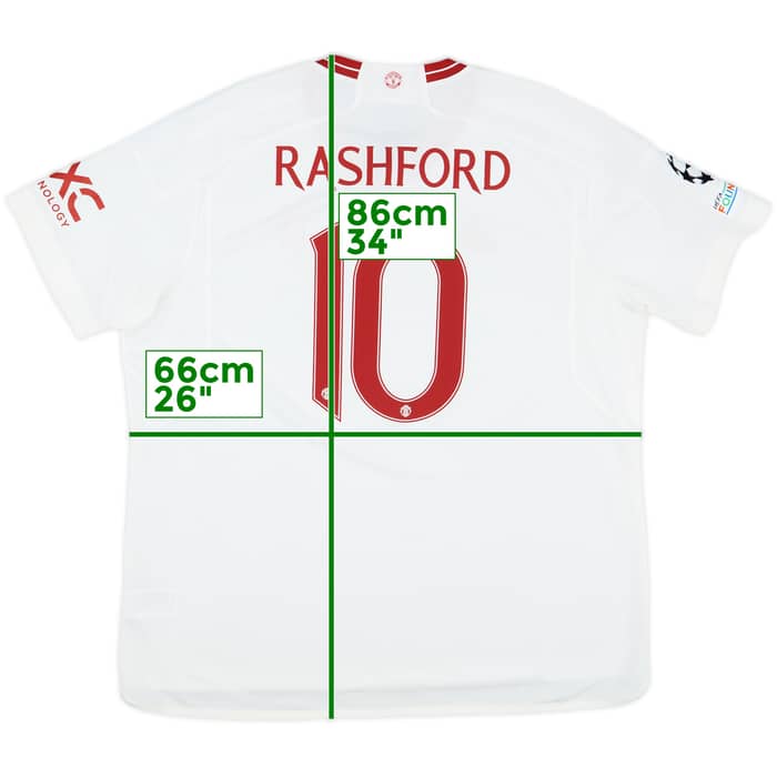 2023-24 Manchester United Third Shirt Rashford #10 - 9/10 - (XXL)