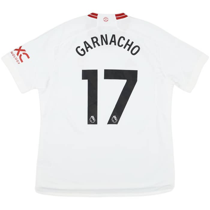 2023-24 Manchester United Third Shirt Garnacho #17 (XL)