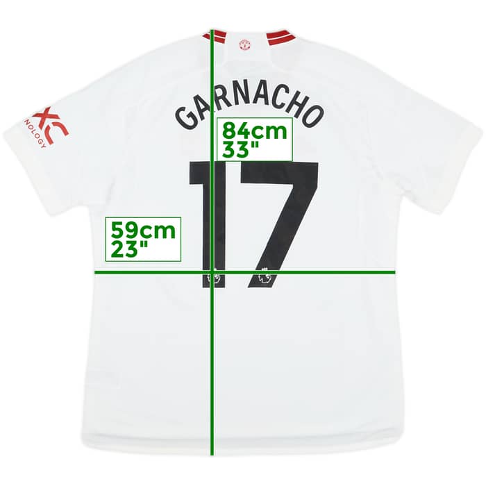 2023-24 Manchester United Third Shirt Garnacho #17 (XL)