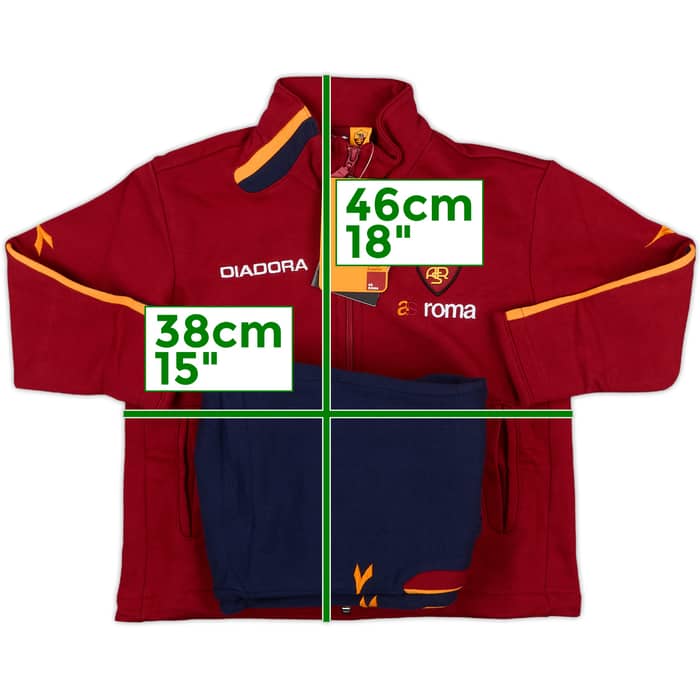 2004-05 Roma Diadora Tracksuit (5-6 Years)