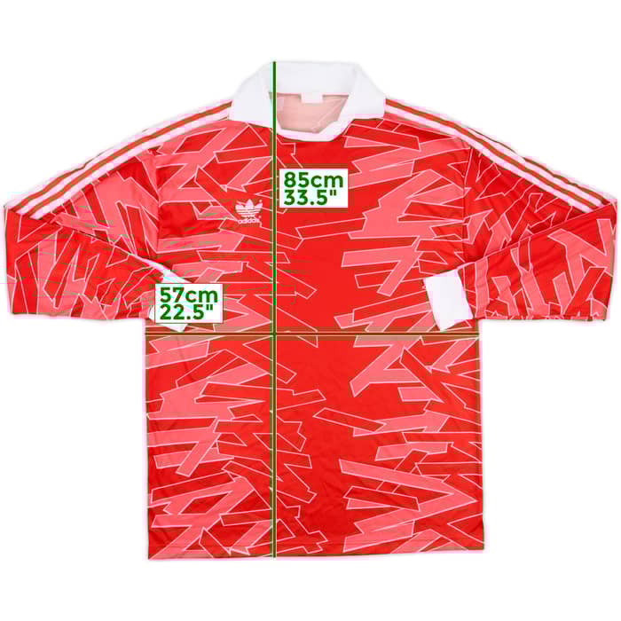 1990s adidas Template L/S Shirt - 9/10 - (XL)