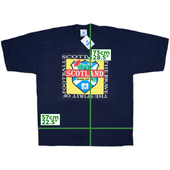 1998 Scotland Umbro 'World Cup 98' Graphic Tee (XL)