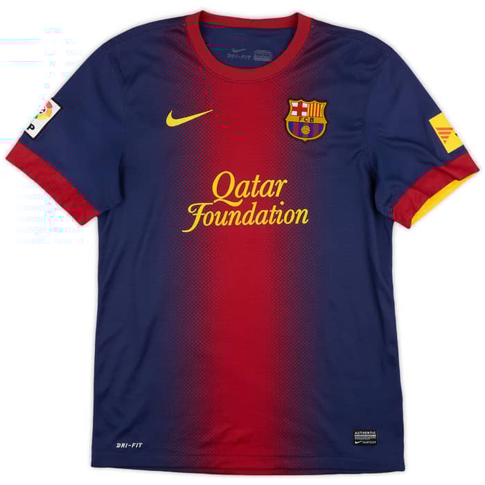 2012-13 Barcelona Home Shirt Messi #10 - 9/10 - (S)
