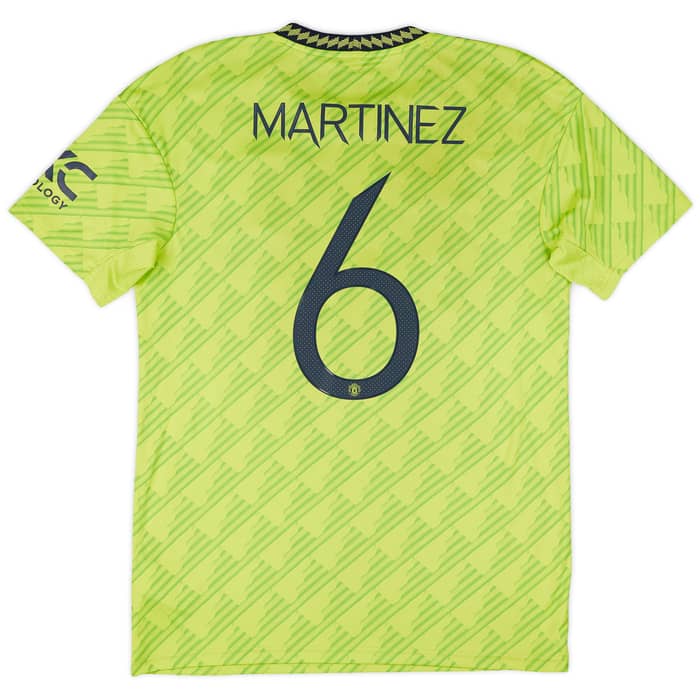 2022-23 Manchester United Third Shirt Martinez #6 - 10/10 - (M)