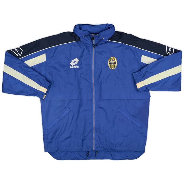 2001-02 Hellas Verona Lotto Hooded Rain Jacket - 6/10 - (XL)