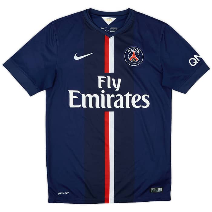 2014-15 Paris Saint-Germain Home Shirt Ibrahimovic #10 - 8/10 - (S)
