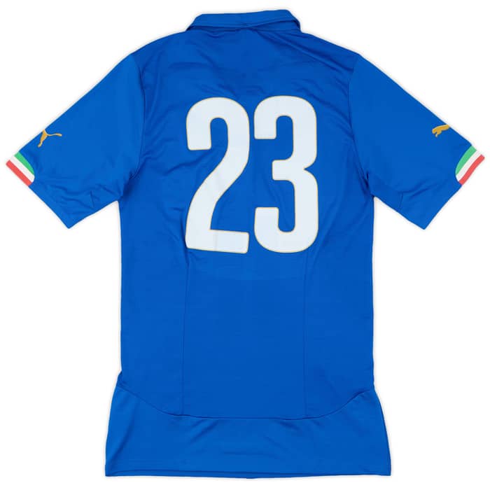 2014-15 Italy Player Issue Home Shirt #23 - 9/10 - (XL)