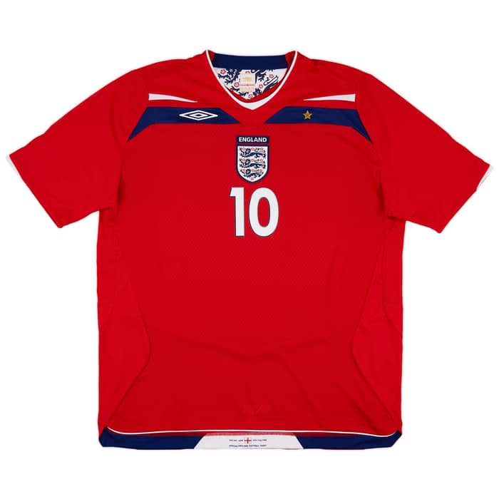 2008-10 England Away Shirt Rooney #10 - 10/10 - (XXL)