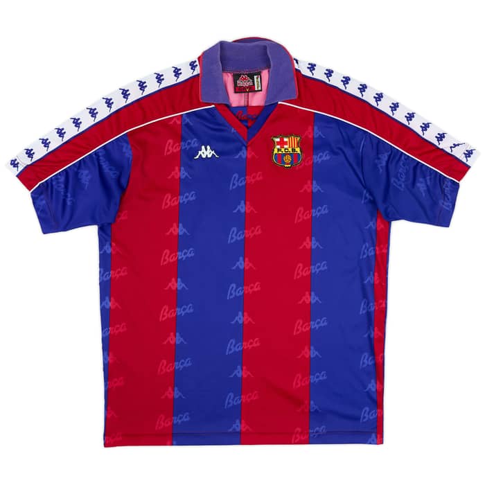 1992-95 Barcelona Home Shirt - 8/10 - (L)